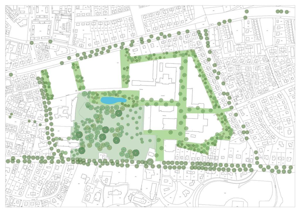 Uitgangspunten & bouwstenen Groen & Water handhaven groene zone langs bestaande woningen handhaven en verbeteren groene ruimte rondom