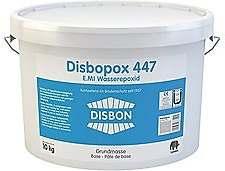 Disbopox 447 E.MI Wasserepoxid Met water te verdunnen epoxyharscoating voor wanden en vloeren binnen met een gemiddelde belastingen. Twee componenten (2K).