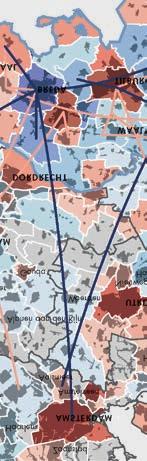 Gemeentelijke saldi inen uitgaande stromen Choropleth Cho p Gemeentelijke saldi in- 0-20 20-80 80-210 210-350 350-880