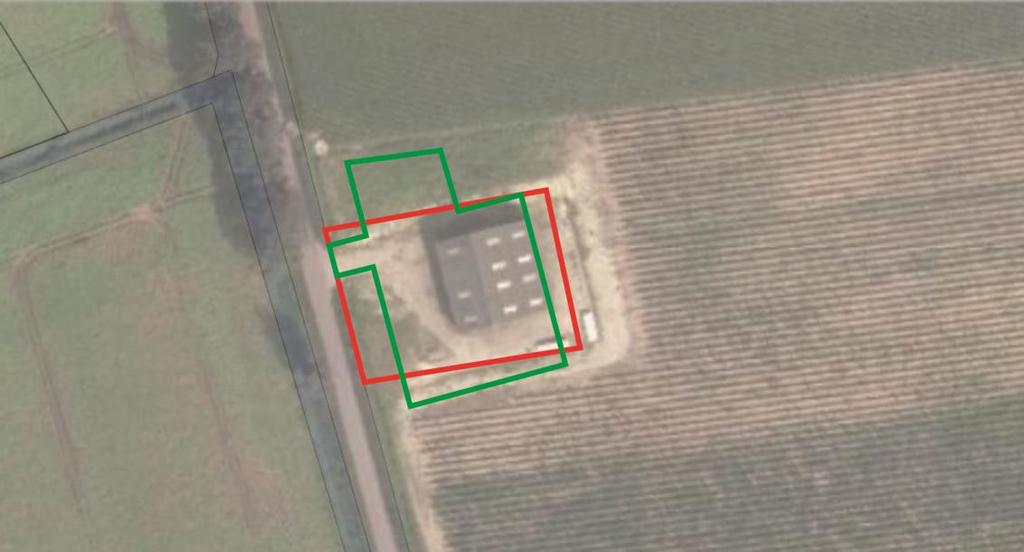 5 Nieuwe situatie Schootjesbaan 2 In de nieuwe situatie wordt het agrarisch bouwblok van vorm veranderd.