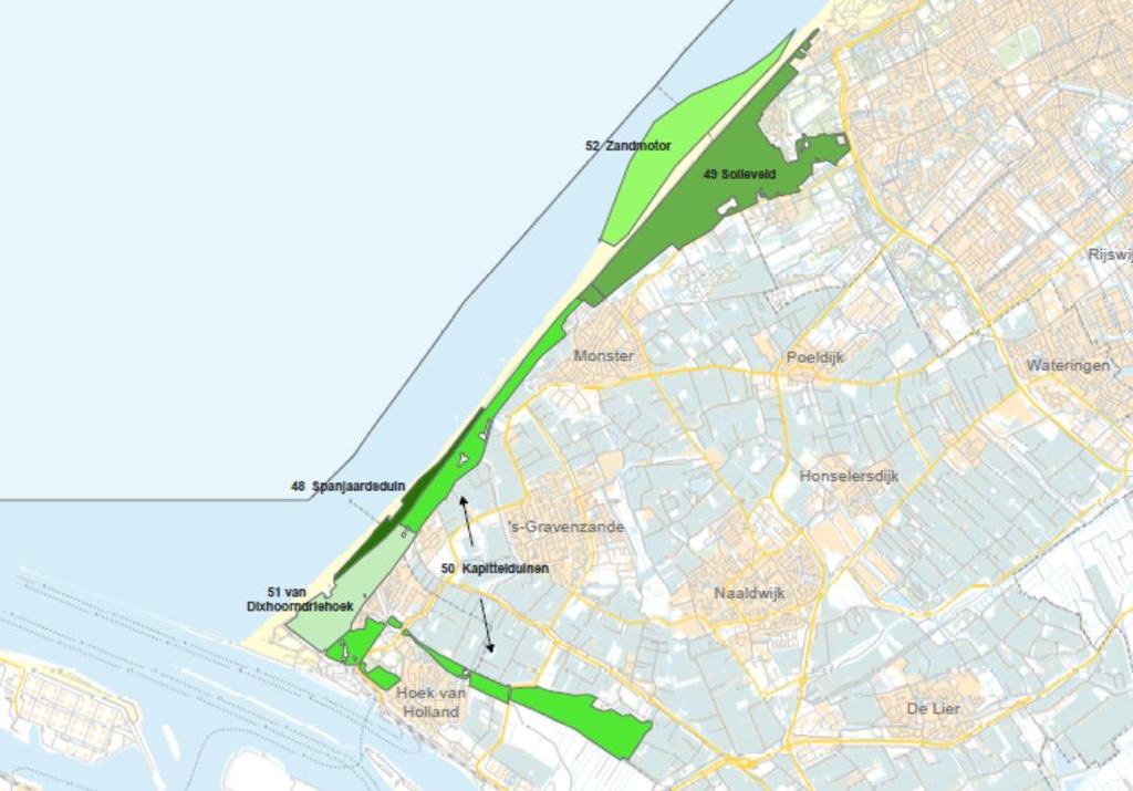 Duinen tussen Den Haag en Hoek van Holland (4/4) Dag- of verblijfsbezoek 7 83 verblijf dag weet niet Deelgebieden