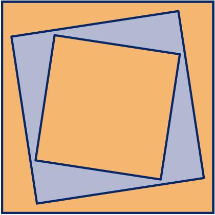 16.3 Tegengestelde Op twee manieren 13 In figuur 1 zie je drie vierkanten, de okerkleurige