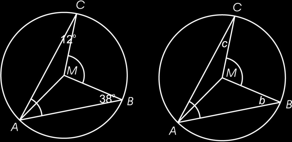 De lengte van AF noemen we x (mm). a Druk de lengte van de andere lijnstukken uit in x. b Stel een vergelijking op voor x en los die op.