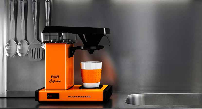 Cup-one in 6 kleuren Moccamaster Cup-one is een recente innovatie in de serie Moccamaster koffiemachines van Technivorm.