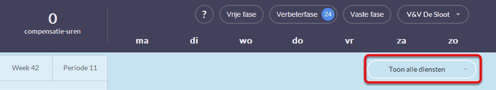 meer dan 10 uur in totaal duren, zal dit een melding geven). Het zelfroosteren in de vrije fase is grofweg op te delen in 3 stappen. 1. Klik op de betreffende week Klik op de betreffende week.