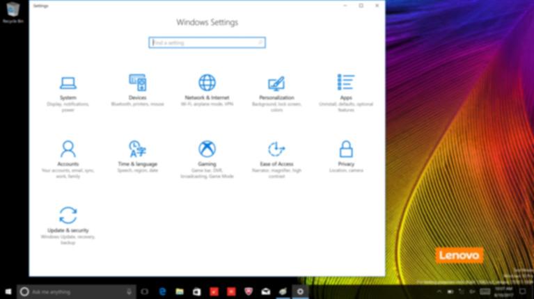 Hoofdstuk 2. Windows 10 gebruiken Instellingen In Instellingen kunt u basistaken uitvoeren.