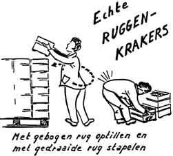 Fig. 5.1 De mens is wel geschikt om te werken, maar er is veel ongeschikt werk voor de mens. Je kunt twee mogelijkheden van transport onderscheiden: intern transport; extern transport.