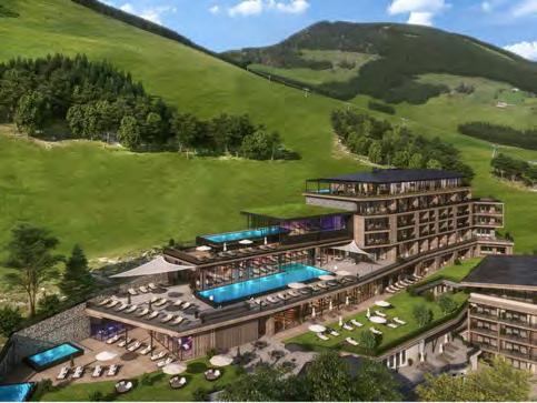 Hotel Edelweiss zal ongetwijfeld één van de absolute tophotels van Oostenrijk worden! Voor de kinderen is er een unieke «Kinderwelt-ruimte» van maar liefst 180 m2 met o.a. een filmzaal, klimmuur, ballenbad enz.