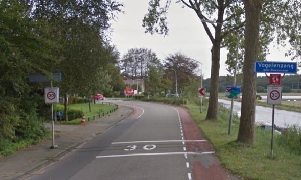 Op de Bartenweg, buiten de bebouwde kom, geldt een maximale toegestane snelheid van 60 km/u die dus nabij het telpunt over gaat in 30 km/uur.