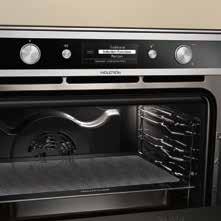 De oven selecteert zelf het vermogen en past deze automatisch aan om telkens weer perfecte resultaten te leveren, ongeacht de oorspronkelijke temperatuur van het voedsel (rauw, bevroren of vers) of