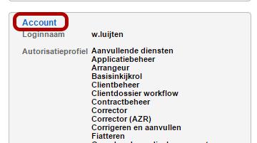 Inlogaccount en rollen van de medewerker Wanneer een medewerker de mogelijkheid moet hebben om in te kunnen loggen in Ons Administratie, het