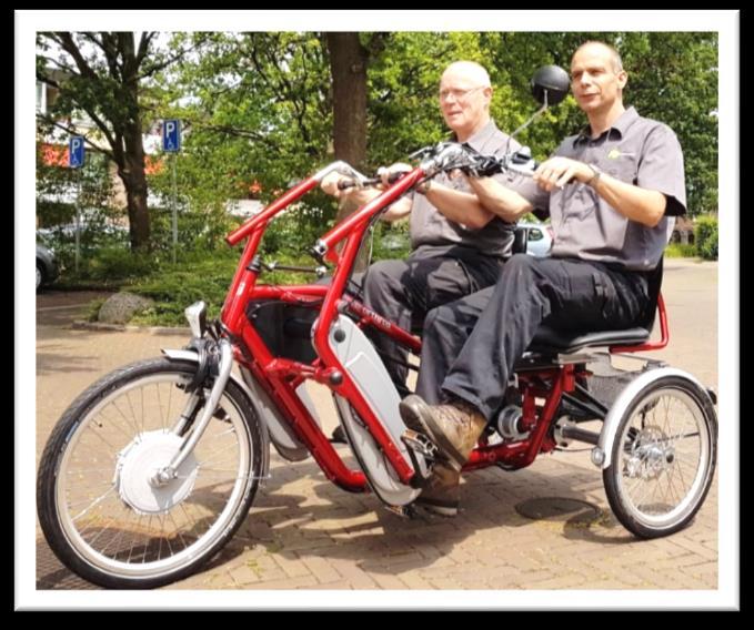 5 De duo fiets Huka Orthros, fietsplezier voor twee! Wilt u fietsen, maar kunt u niet zelfstandig de weg op?