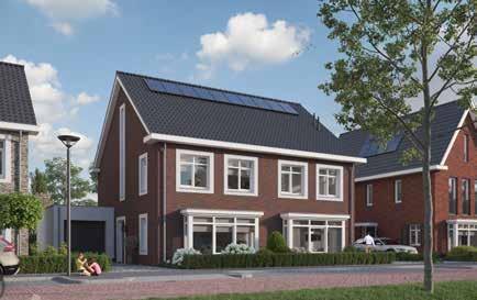 mogelijk. Hierbij is de keuken aan de voorzijde van de woning geplaatst.