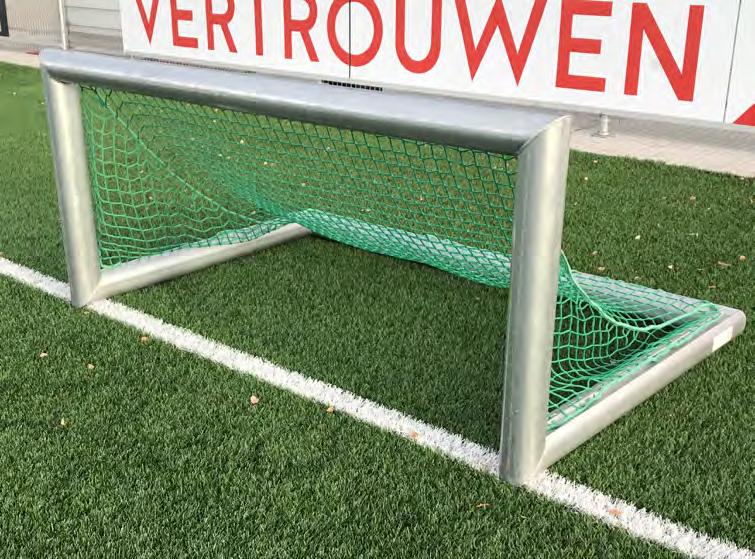 43 VOETBAL - DOELEN - JEUGD Mini-trainingsdoel Volledig gelast aluminium mini-doel voor trapveld/speelplein met