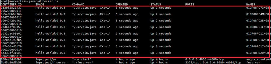 Cold functions vs. Hot functions Er zijn twee typen functies die op de Fn server gedraaid kunnen worden. Standaard is een functie gespecificeerd als een cold function.