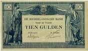 Iets schade. 400,- - Fraai. 73. Nederland. 10 gulden. Bankbiljet. Type 1924. Zeeuws Meisje - Prachtig. (Alm. 39-2b. AV. 28.1C).