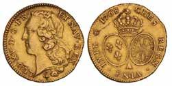 1594. France. Louis XII. 1/2 Franc C. 1615. KM 74. F. 50,- 1598. France. Napoleon. 20 Francs.