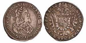 Hungary. Ferdinand III. Half Thaler. 1652 K B. KM 117. VF.