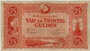 78-1a. AV. 50.1a.R). Serienummer 1AS107673. 180,- PL63.a.R. - Zeer Fraai +. 126. Nederland. 25 gulden. Bankbiljet. Type 1921.
