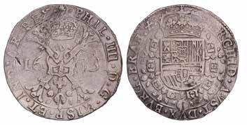 Zuidelijk Nederlanden 381. Patagon Antwerpen. Philip IV 1633.