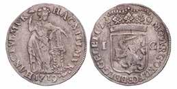 1 gulden Gelderland 1716. Fraai. CNM 2.17.153.