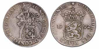 Zilveren dukaat Utrecht 1772. CNM 2.43.92.