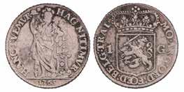 784. 1 gulden Utrecht 1765. CNM 2.43.121. Delm. 1182. 15,- 788.