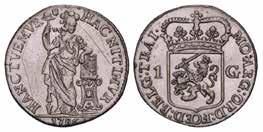 40,- 785. 1 gulden Utrecht 1780. CNM 2.43.121. Delm. 1182. 50,- 789.