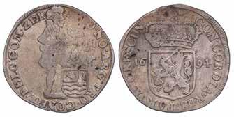 Zilveren dukaat Zeeland 1704. Fraai +.