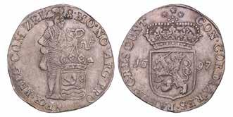 Zilveren dukaat Zeeland 1698. CNM 2.49.