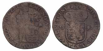 Zilveren dukaat Zeeland 1705/1704.