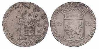 Zilveren dukaat Zeeland 1772.