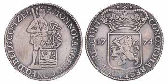 50,- 983. Zilveren dukaat Zeeland 1776.