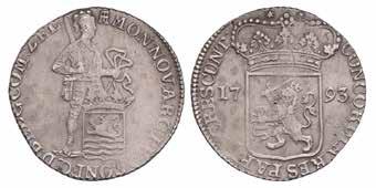 995. Zilveren dukaat Zeeland 1793. CNM 2.49.50. Delm.