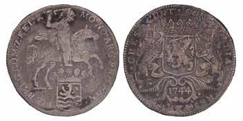 Zeer Fraai +. CNM 2.49.55. 35,- 1034. Dukaton of zilveren rijder Zeeland 1659. Zeer Fraai -.