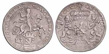 Dukaton of zilveren rijder Zeeland 1767. Zeer Fraai +. CNM 2.49.58. Delm. 1024-1026.