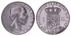 25,- 1283. 1 gulden Willem II 1847.