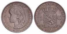 1 gulden Willem III 1855. Prachtig.