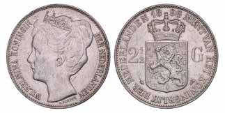 2½ gulden Willem III 1859. FDC -. 175,- 130,- 1329.