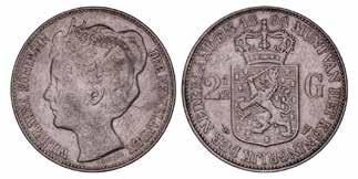 2½ gulden Willem III 1862. FDC -. 40,- 175,- 1333.