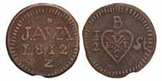 Halve Gulden. 1802. Scho. 490 a. VF +. 60,- 1436. Nederlands-Indië. Bataafse Republiek. Kwart Gulden.