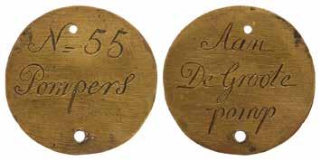 3-regelige tekst binnen krans. Door W. Schammer. AE. 50,7 mm. Prachtig.