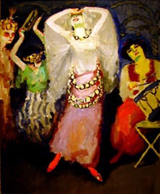 Nog indrukwekkender is haar dans van de zeven sluiers in Salomé van Glazoenov, op een tekst van Oscar Wilde, in pantomime.