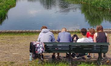 beek bij kruisende routes door bijzondere