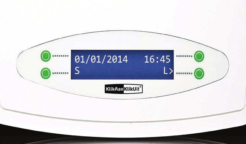 9. ICS-1000 - instellingen Met de groene knoppen op de ICS-1000 kunt u door de onderstaande menuopties bladeren: SET TIME ZONE (TIJDZONE INSTELLEN) Stel de gewenste tijd in op het scherm van uw