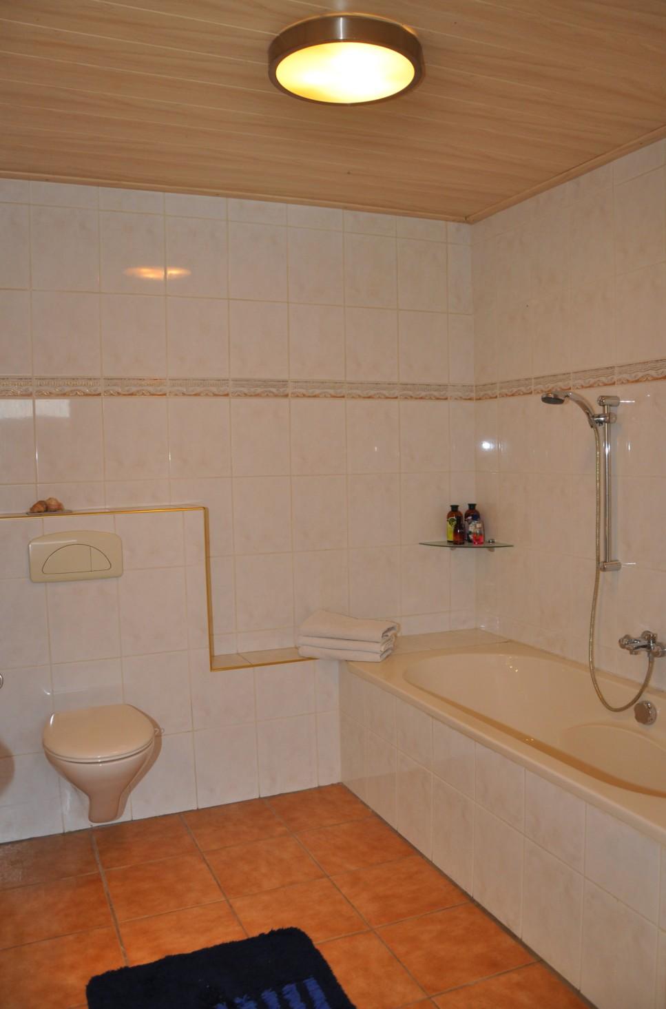 fraai badmeubel, zwevend toilet,