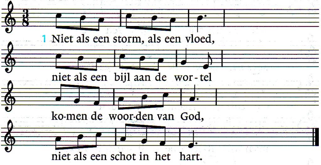 53. 47. Hoe zie ik uit, Heer, naar uw heilig recht, hoe staat uw woord van trouw mij steeds voor ogen. Leer mij doorgronden wat Gij hebt gezegd, wees Gij om mij genadiglijk bewogen.