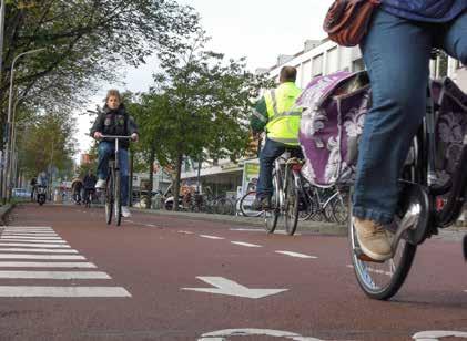 van de fietser. Uit de enquête blijkt dat een kwart van alle fietsers het druk tot zeer druk vindt op de fietspaden in Nederland. Bijna 1 op de 10 fietsers heeft er problemen mee.