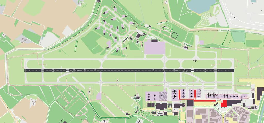 Airport infrastructuur bij scenario 2-3: 55.000/73.