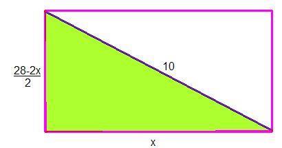 Oplossingen l. e omtrek van een rechthoek is 8 m en de diagonaal 10 m. Welke afmetingen heeft deze rechthoek?